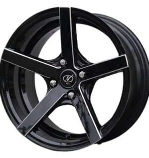 Neo Wheels - Product 15X7 TECHNO 4X100 BLACK MILLED (BOX TYPE) Of TECHNO Wheel